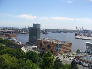 Апартамент Ferienwohnung Hamburg Hafenblick Хамбург Германия