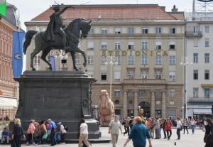 Zagreb center near main square