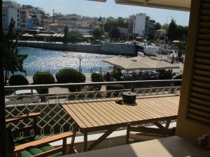 Apartment overlooking the old bridge Evia Greece