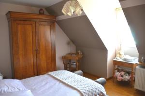 B&B / Chambres d'hotes le logis du scardon : Chambre Double avec Salle de Bains Privative Extérieure