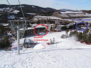 Studio avec vue sur les pistes à St Jean Montclar photo 12