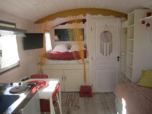 B&B / Chambres d'hotes MAS MAURANE-Roulotte avec SPA prive aux portes d'ARLES : photos des chambres