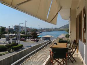 Apartment overlooking the old bridge Evia Greece