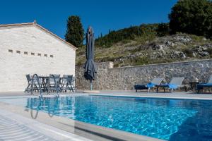 Kampaki Stone Houses Lefkada Greece