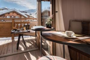 Hotels Coeur de Megeve : Chambre Double Supérieure avec Terrasse
