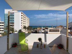 Lujoso duplex en la playa con vistas al mar