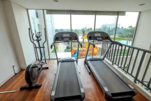 Modern Studio Akasa Pure Living BSD Apartment By Travelio