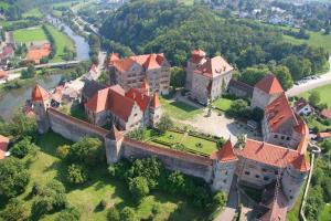 Old town center apartments on the Romantic Road