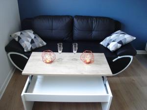 Appartements Gite de la Mer sur le port de plaisance de Lezardrieux Bretagne : photos des chambres