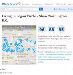 Your Home Away For Home, Convention Center. 96 WALK SCORES.