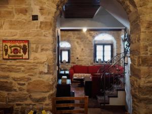 Traditional Tower in the center of kalamoti Chios-Island Greece