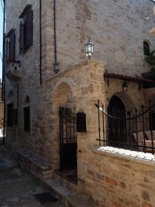 Traditional Tower in the center of kalamoti Chios-Island Greece