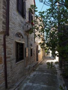 Traditional Tower in the center of kalamoti Chios-Island Greece