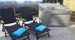 Apartments with outdoor SPA jacuzzi and sauna