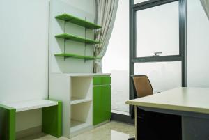 2BR with Study Room at LAvenue Apartment By Travelio