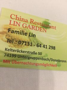 Pensiune Lin Garden Untergruppenbach Germania