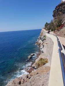 APT with terrace facing Amadores beach