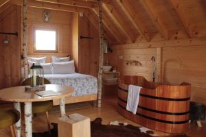 Lodges Shanti Lac Cabanes gites insolites et espace bien-etre Bordeaux : photos des chambres