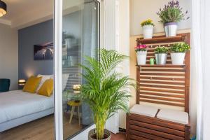 Appartements T2 avec loggia fleurie et ensoleillee : photos des chambres