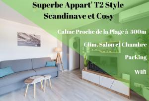 Appartements Apartment T2 Confort - Calme - Proche plage : photos des chambres