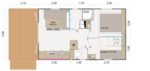 Campings Camping Porte des Vosges : Mobile Home