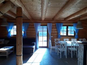 Jafura-dovolenkový zrubový dom na brehu Liptovskej Mary