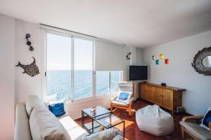 Canary casita next to the Atlantic Ocean