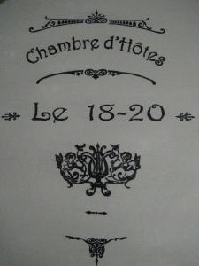 B&B / Chambres d'hotes Chambre d'hote le 18-20 : photos des chambres