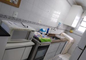 Apartamento amplo com vista para o mar na Praia Grande