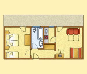 Apartamento de 1 dormitorio