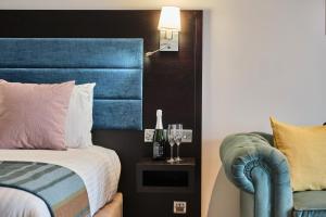 King Room with Countryside view - Disability Access room in Llanerch Vineyard Hotel