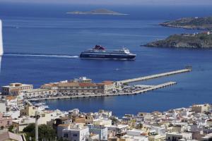 The Balcony of Voukambilia! Syros Greece