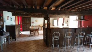 Maisons de vacances Ar Merglet - Grande longere authentique en Broceliande : photos des chambres