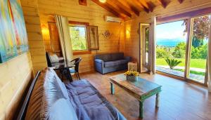 Luxury Wooden Villa with Pool, The Nest Corfu Greece