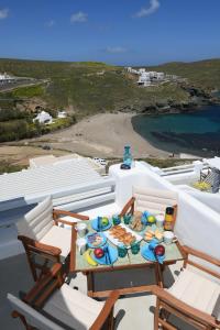 Superior Beachfront Apartment 1 with view to the Aegean Sea Myconos Greece