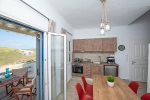 Superior Beachfront Apartment 1 with view to the Aegean Sea Myconos Greece