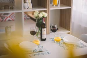 Jauki studija su dideliu balkonu Nidos centre