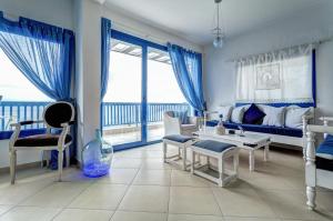 Navy Greece Villa with swimming pool & sea view