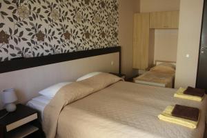 Double Room with Balcony (2 Adults + 1 Child) room in Svečių namai Danivila