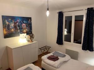 Maisons de vacances Chez Lydia - Face vignoble, Ideal famille, Billard : photos des chambres