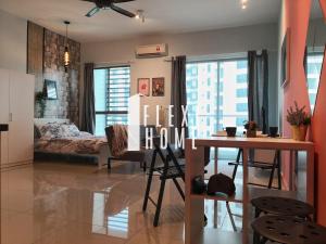 Colour-Theme Designed, Private Studio Home, Cybersquare 27B Cyberjaya, Flexihome-MY