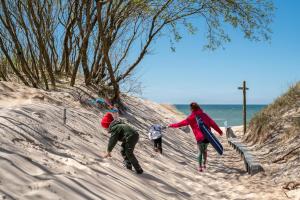 BLUE MARINE APARTAMENT 19 z Tarasem i widokiem na morze przy plaży