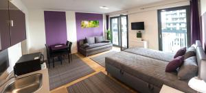 Prague apartment in residential tower · parking