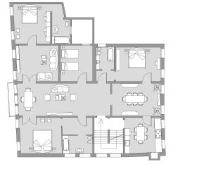 Apartamento con balcón