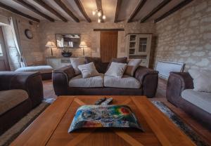 Maisons de vacances Holiday Home for 10 Guests With Pool Spa and Sauna : photos des chambres