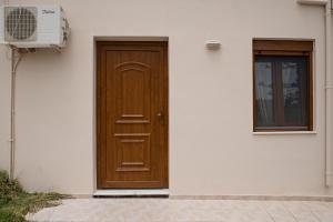 Olive green house