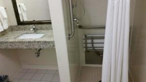 Queen Room with Two Queen Beds, Mobility Access and Roll-In shower, Non-Smoking room in Cobblestone Hotel and Suites - Baldwin