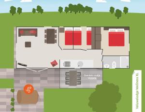 6 pers. Veluwelodge XL met Sauna