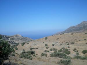 House with sea and mountain views Tinos Greece