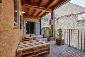 Appartements Melina - appartement dans les remparts de la Bastide avec parking et terrasse : photos des chambres